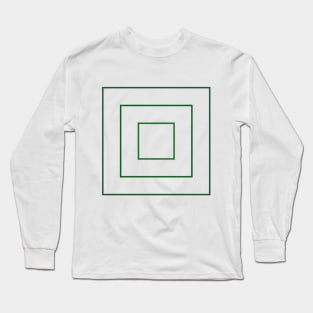 Green Square in Green Square in Green Square Long Sleeve T-Shirt